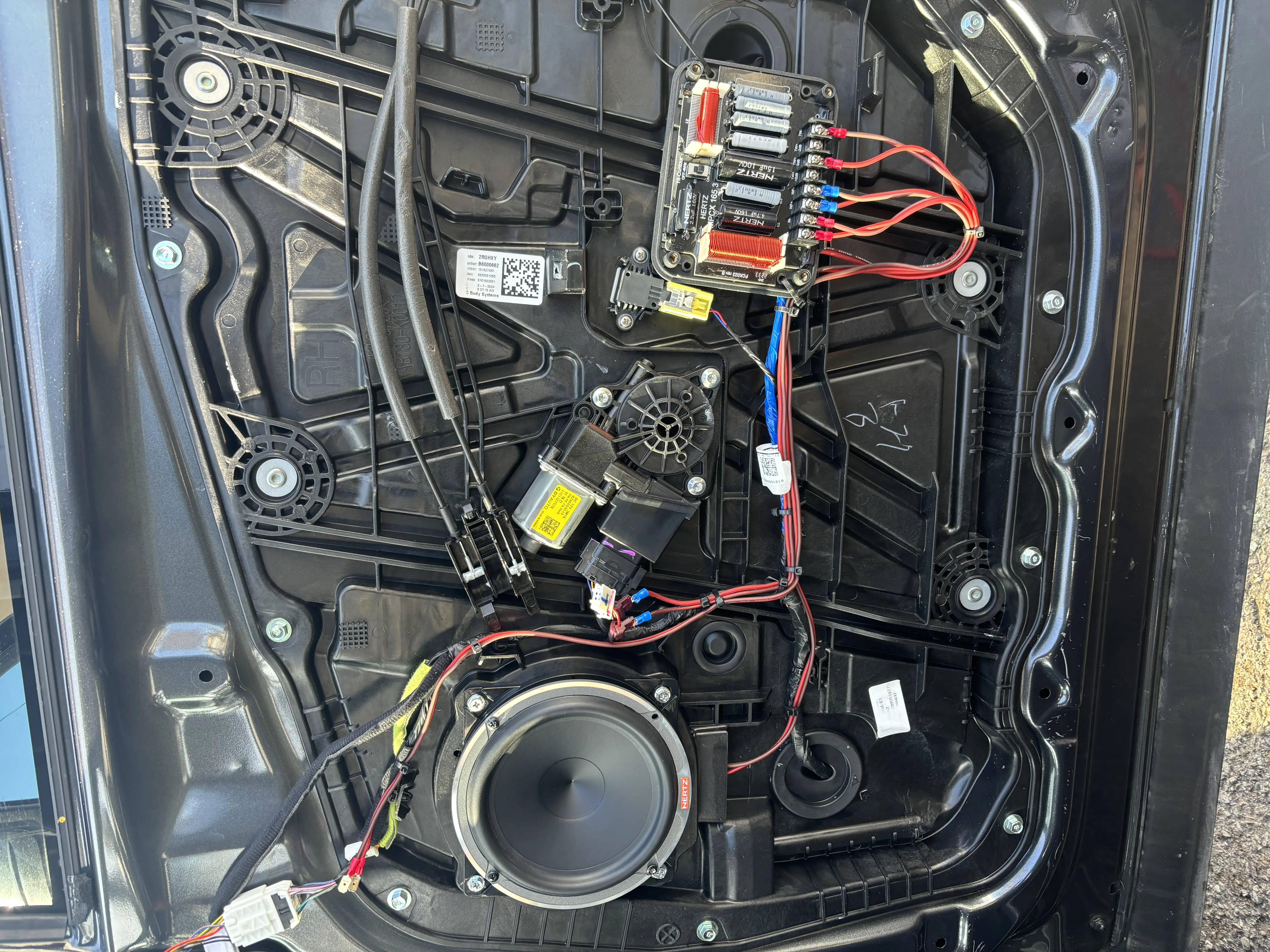 Image of car audio installation