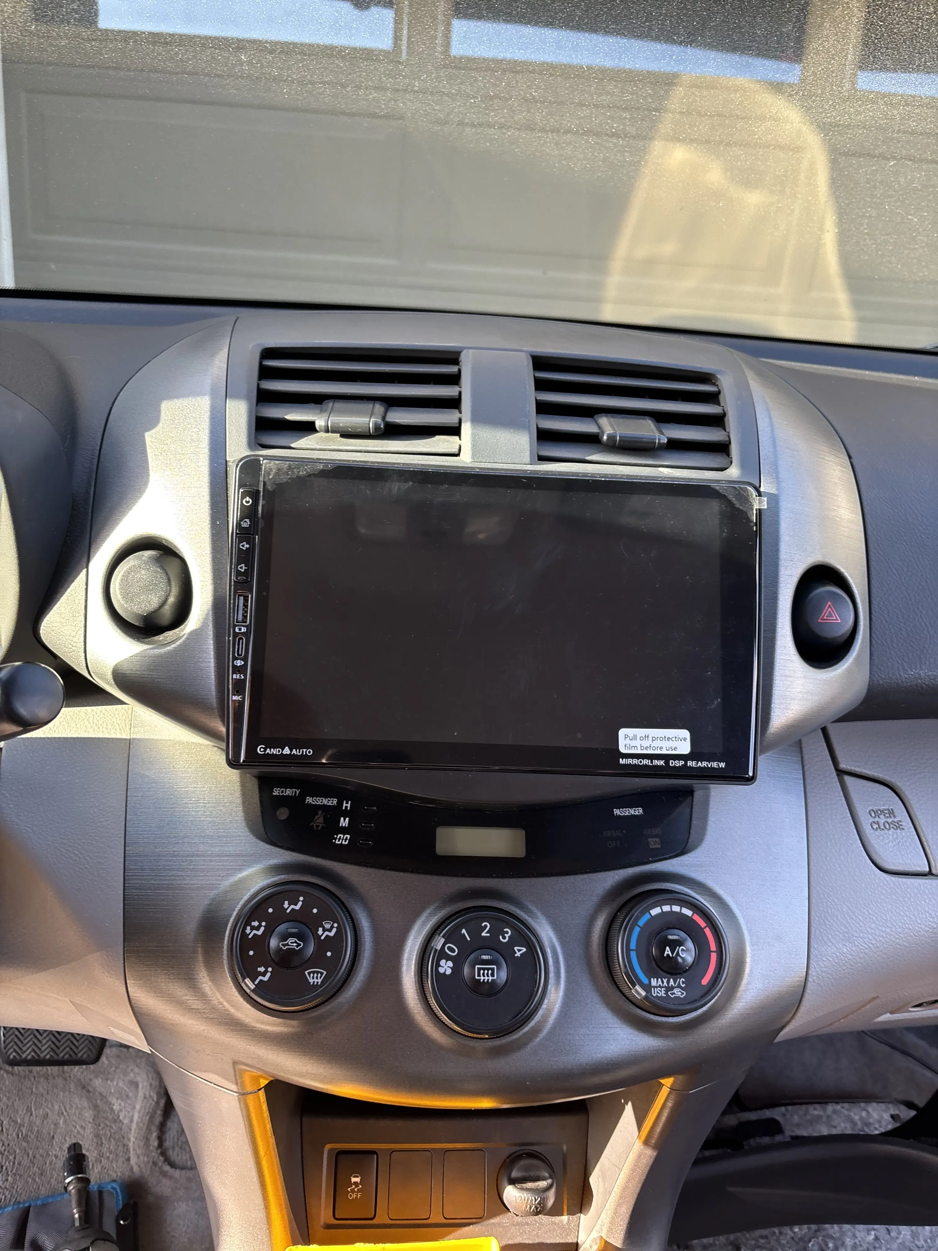 Image of car audio installation