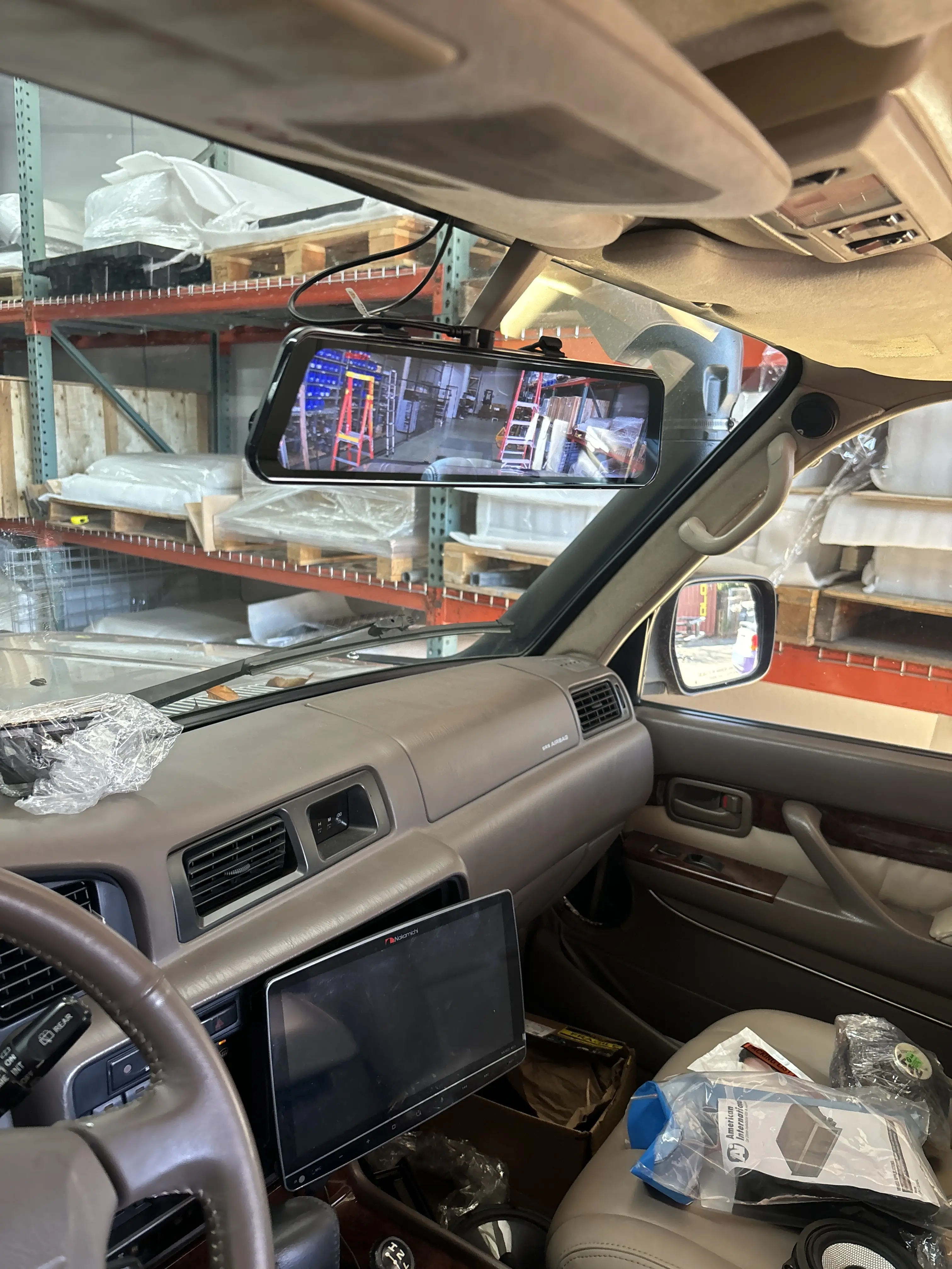 Custom car audio installation with new head unit