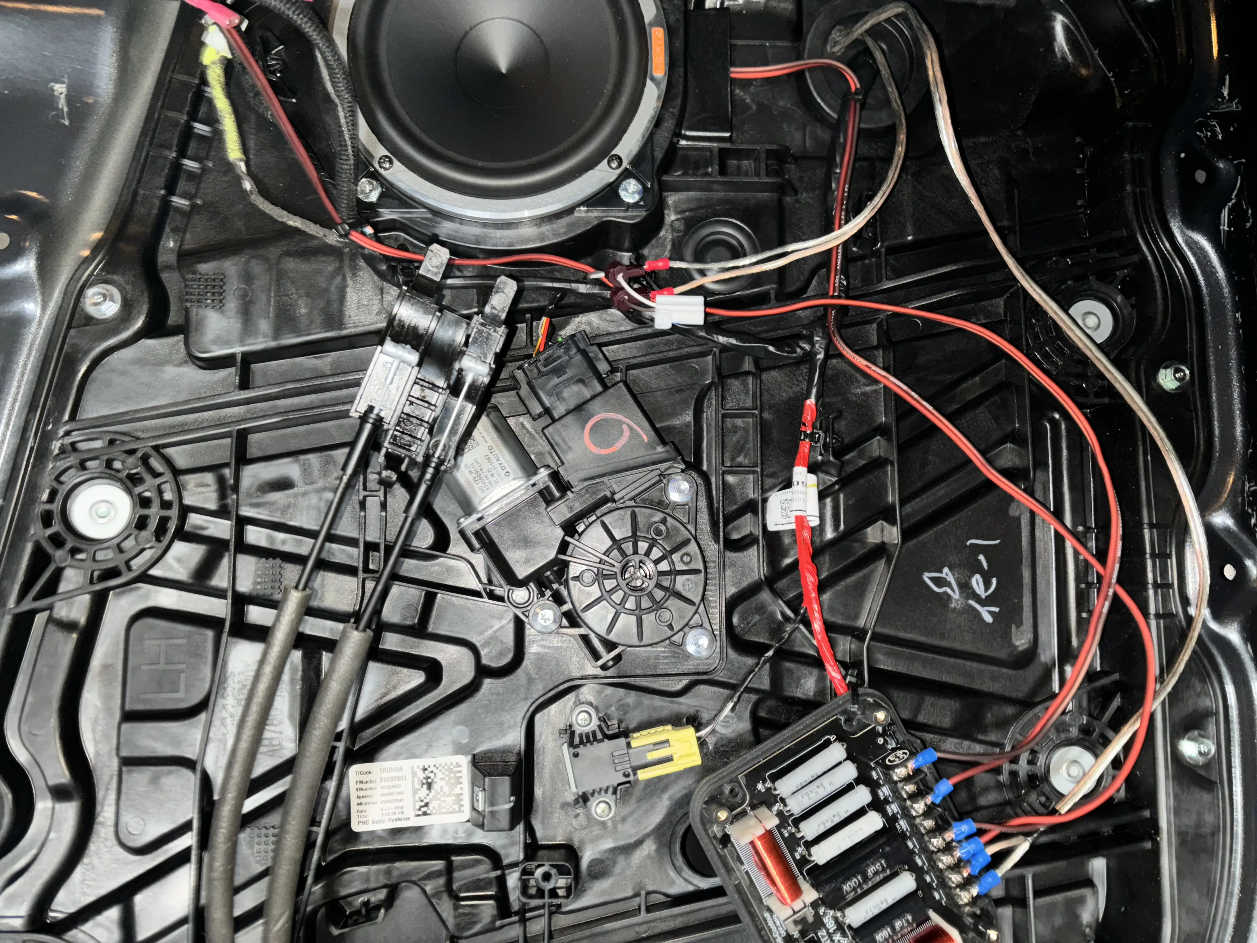 Image of car audio installation