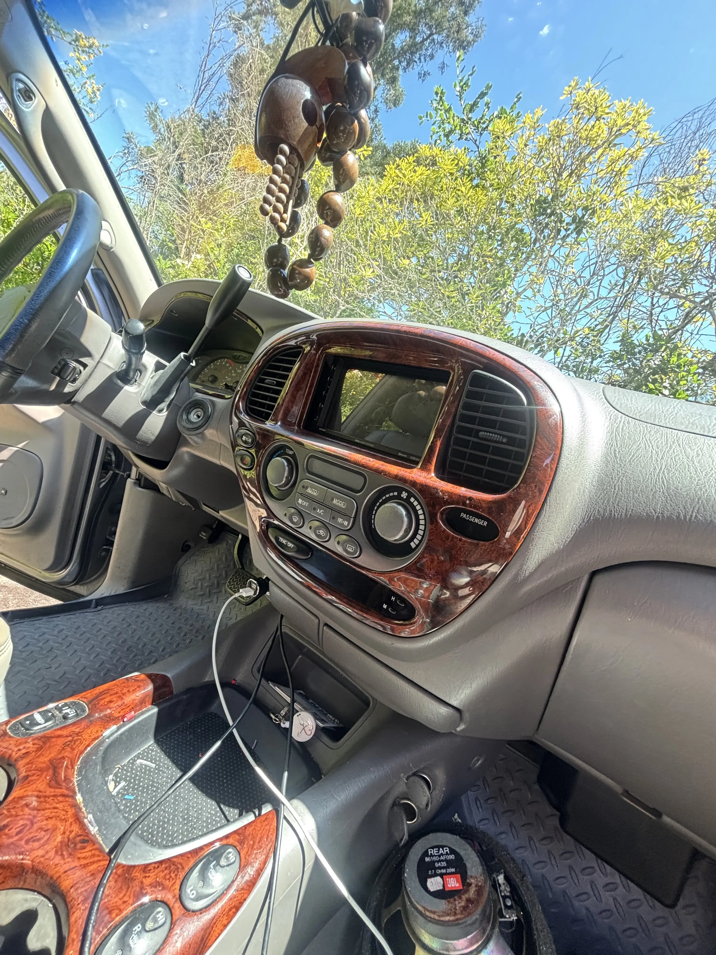 Android Auto displayed on a dashboard screen